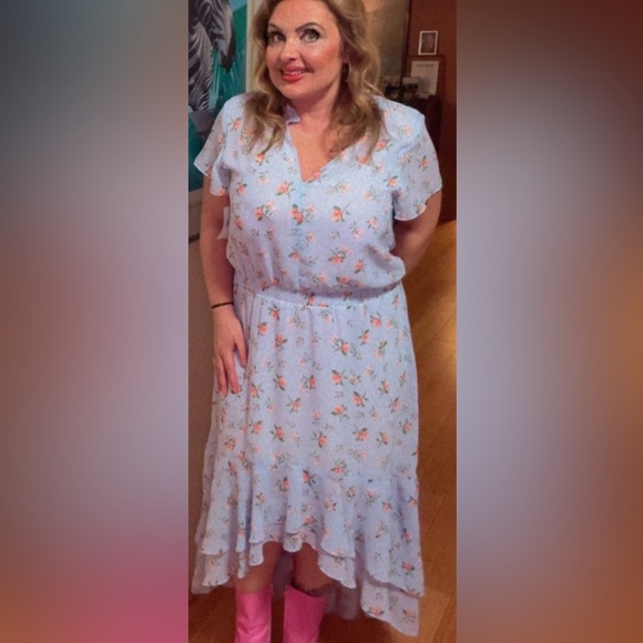 NWT 1. STATE Nordstrom Maxi floral dress - Picture 7 of 11